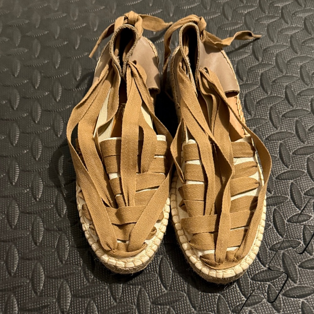 Women’s Tan Espadrille Slingback Espadrilles — Casual Summer Slip-Ons